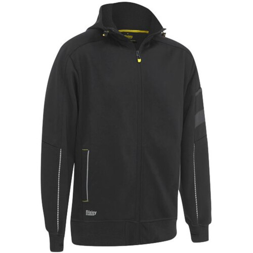 WORKWEAR, SAFETY & CORPORATE CLOTHING SPECIALISTS ZIP-FRONT WORK FLEECE HOODIE