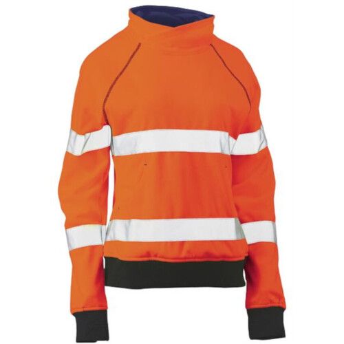 WORKWEAR, SAFETY & CORPORATE CLOTHING SPECIALISTS WOMENS TAPED HI VIS FLEECE JUMPER