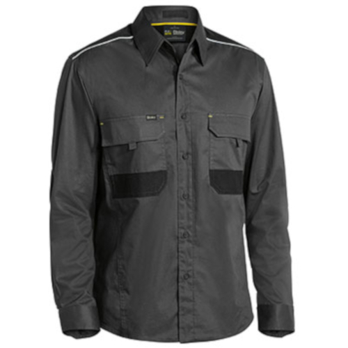 WORKWEAR, SAFETY & CORPORATE CLOTHING SPECIALISTS FLEX & MOVE™ MECHANICAL STRETCH SHIRT - LONG SLEEVE