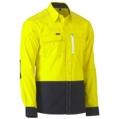 WORKWEAR, SAFETY & CORPORATE CLOTHING SPECIALISTS FLEX & MOVE™ HI VIS UTILITY SHIRT LONG SLEEVE