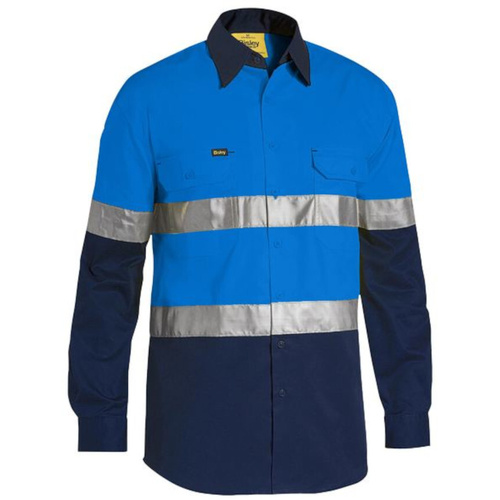 WORKWEAR, SAFETY & CORPORATE CLOTHING SPECIALISTS - 3M TAPED COOL LIGHTWEIGHT HI VIS SHIRT - LONG SLEEVE