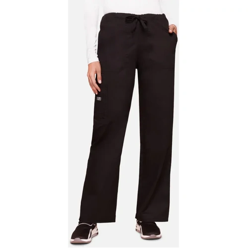 WORKWEAR, SAFETY & CORPORATE CLOTHING SPECIALISTS - Poly Cotton Stretch Unisex Drawstring Cargo Pants