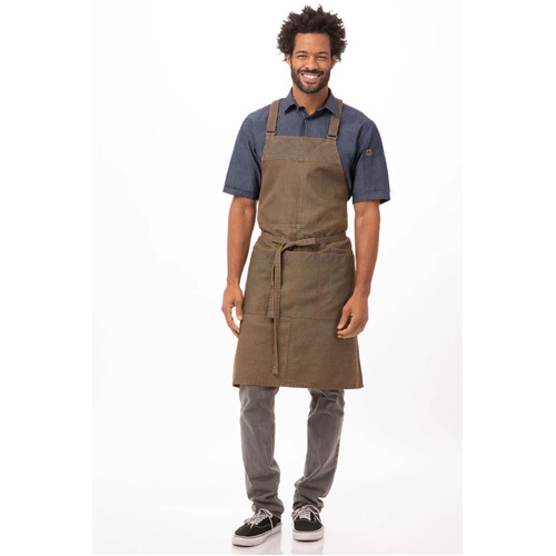 WORKWEAR, SAFETY & CORPORATE CLOTHING SPECIALISTS Uptown Cross - Back Bib Apron