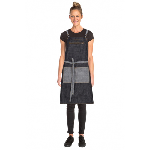 WORKWEAR, SAFETY & CORPORATE CLOTHING SPECIALISTS Manhattan Cross Back Bib Apron