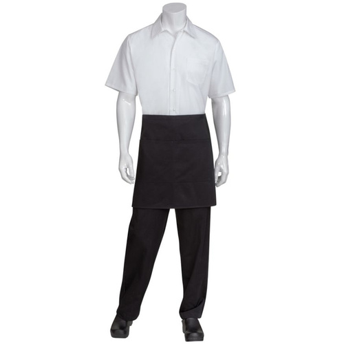 WORKWEAR, SAFETY & CORPORATE CLOTHING SPECIALISTS Wide 1/2 Bistro Patch Pocket Apron