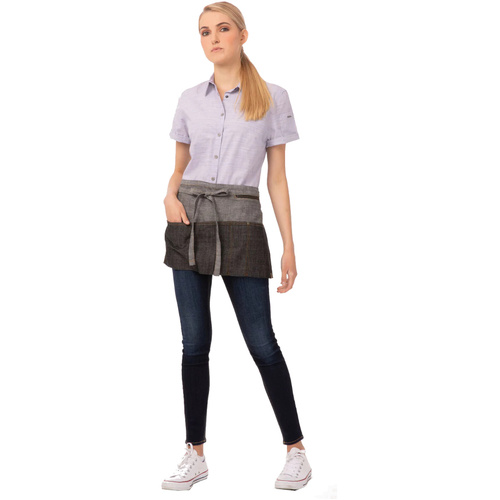 WORKWEAR, SAFETY & CORPORATE CLOTHING SPECIALISTS Manhattan 1/4 Waist Apron