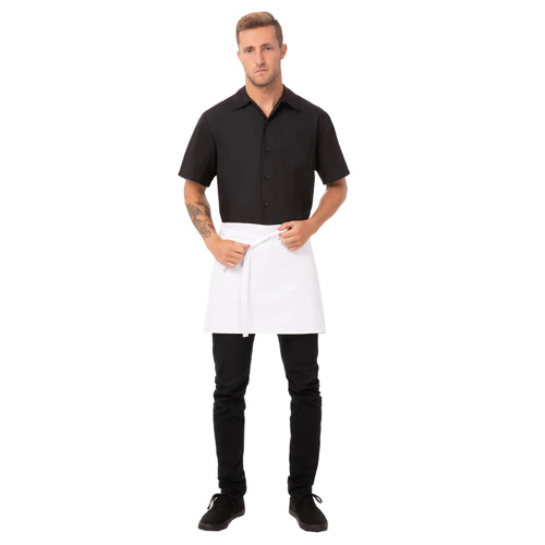 WORKWEAR, SAFETY & CORPORATE CLOTHING SPECIALISTS White Four-Way Apron