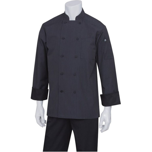 WORKWEAR, SAFETY & CORPORATE CLOTHING SPECIALISTS Fine Stripe Men's Executive Jacket