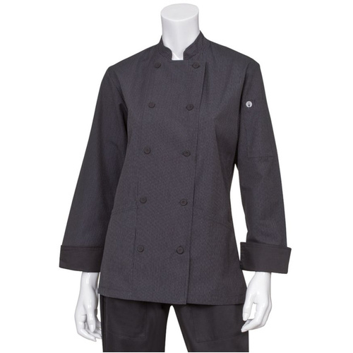 WORKWEAR, SAFETY & CORPORATE CLOTHING SPECIALISTS Women's Fine Stripe Executive Jacket