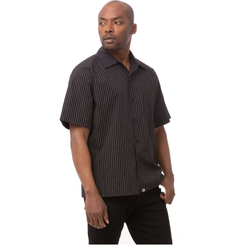 WORKWEAR, SAFETY & CORPORATE CLOTHING SPECIALISTS - Pinstripe Cook Shirt