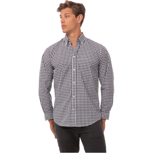 WORKWEAR, SAFETY & CORPORATE CLOTHING SPECIALISTS Men's Gingham Dress Shirt