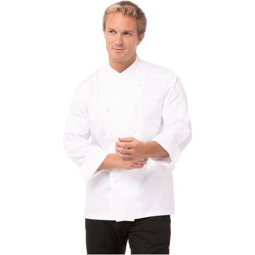 WORKWEAR, SAFETY & CORPORATE CLOTHING SPECIALISTS Milan Egyptian Cotton Chef Jacket