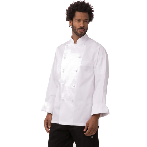 WORKWEAR, SAFETY & CORPORATE CLOTHING SPECIALISTS Madrid Egyptian Cotton Chef Jacket
