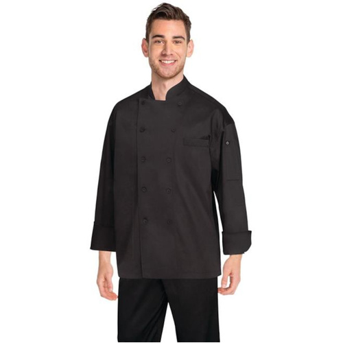 WORKWEAR, SAFETY & CORPORATE CLOTHING SPECIALISTS Zurich Black Executive Chef Jacket