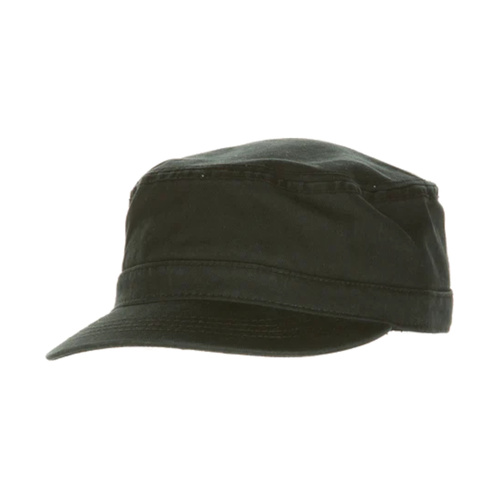 WORKWEAR, SAFETY & CORPORATE CLOTHING SPECIALISTS Black Military Cap