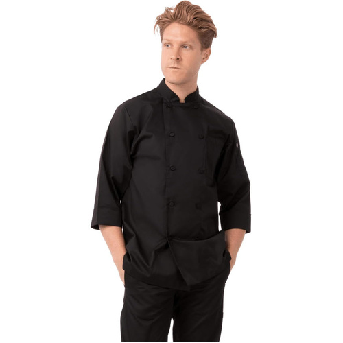 WORKWEAR, SAFETY & CORPORATE CLOTHING SPECIALISTS 3/4 Basic Lite Chef Jacket