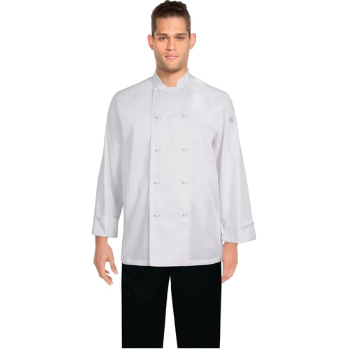 WORKWEAR, SAFETY & CORPORATE CLOTHING SPECIALISTS Murray White L/S Basic Chef Jacket
