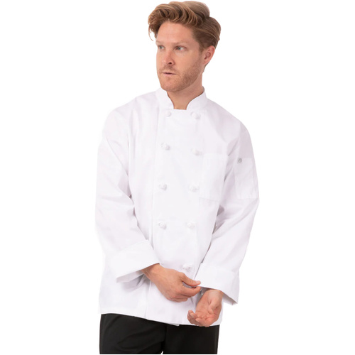 WORKWEAR, SAFETY & CORPORATE CLOTHING SPECIALISTS Bordeaux Basic Chef Jacket