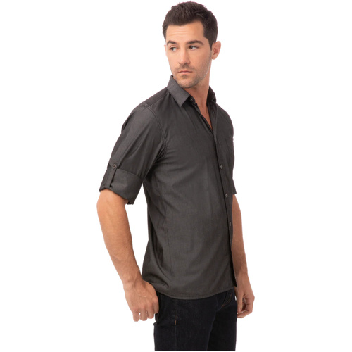 WORKWEAR, SAFETY & CORPORATE CLOTHING SPECIALISTS Detroit Denim Long Sleeve Shirt