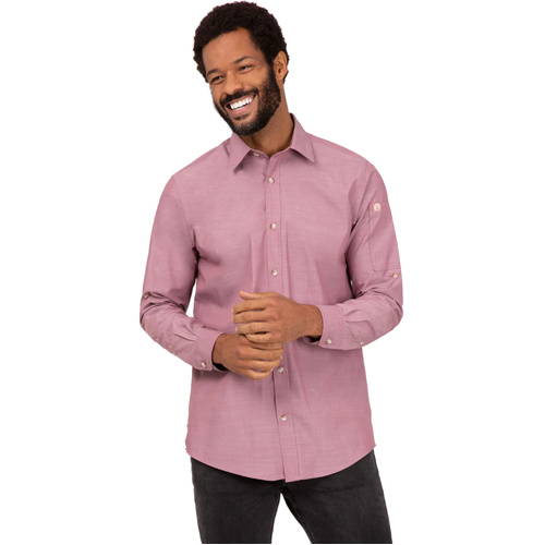 WORKWEAR, SAFETY & CORPORATE CLOTHING SPECIALISTS Chambray Dress Shirt (Men's)