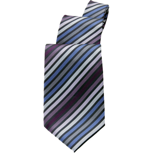WORKWEAR, SAFETY & CORPORATE CLOTHING SPECIALISTS Blue/Purple Stripe Tie