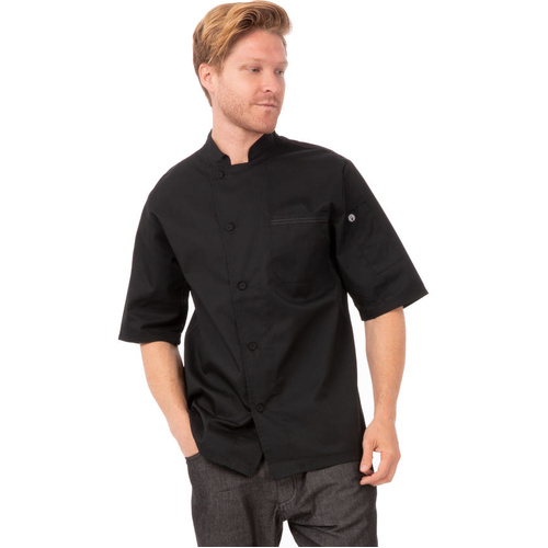 WORKWEAR, SAFETY & CORPORATE CLOTHING SPECIALISTS Lyss V Series L/S Tunic Jacket w/ Grey Trim