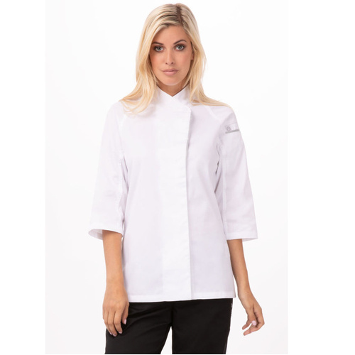WORKWEAR, SAFETY & CORPORATE CLOTHING SPECIALISTS V-Series Verona Women's Chef Jacket