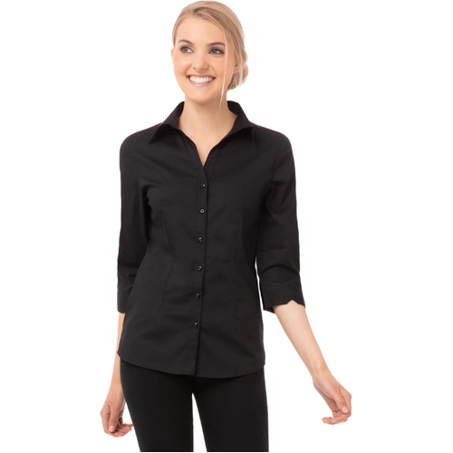 WORKWEAR, SAFETY & CORPORATE CLOTHING SPECIALISTS Finesse 3/4 Fitted Stretch Shirt
