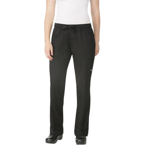 WORKWEAR, SAFETY & CORPORATE CLOTHING SPECIALISTS Women's Black Chef Pants