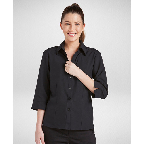 WORKWEAR, SAFETY & CORPORATE CLOTHING SPECIALISTS - Climate Smart - Semi Fit 3/4 Sleeve Blouse