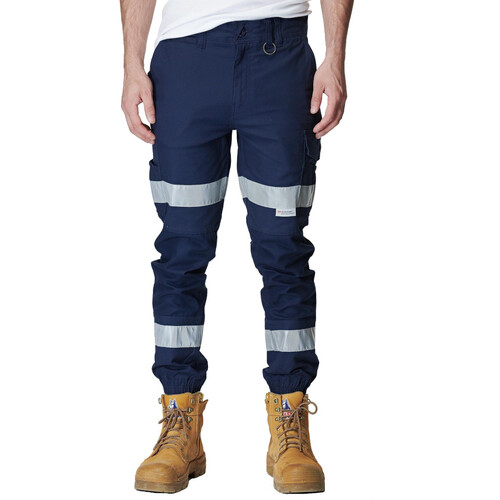 WORKWEAR, SAFETY & CORPORATE CLOTHING SPECIALISTS - MENS REFLECTIVE CUFFED PANT