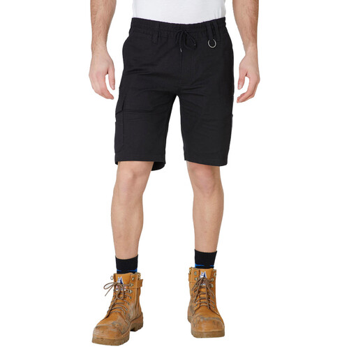 WORKWEAR, SAFETY & CORPORATE CLOTHING SPECIALISTS - MENS ELASTIC UTILITY SHORT