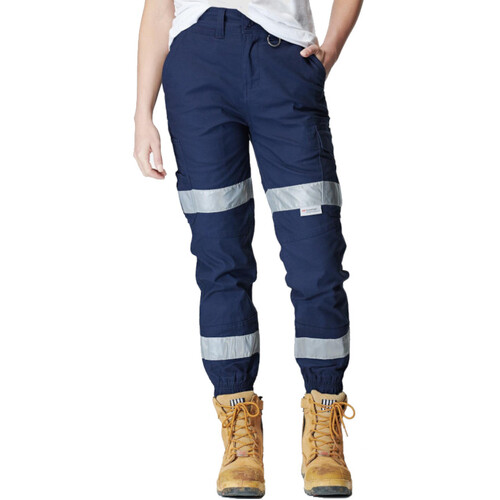 WORKWEAR, SAFETY & CORPORATE CLOTHING SPECIALISTS - WOMENS REFLECTIVE CUFFED PANT