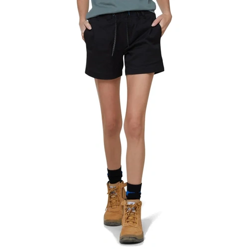 WORKWEAR, SAFETY & CORPORATE CLOTHING SPECIALISTS - WOMENS ELASTIC LIGHT SHORT