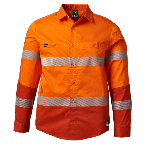 WORKWEAR, SAFETY & CORPORATE CLOTHING SPECIALISTS - LSH-2T - Hi Vis Reflective Stretch Work Shirt