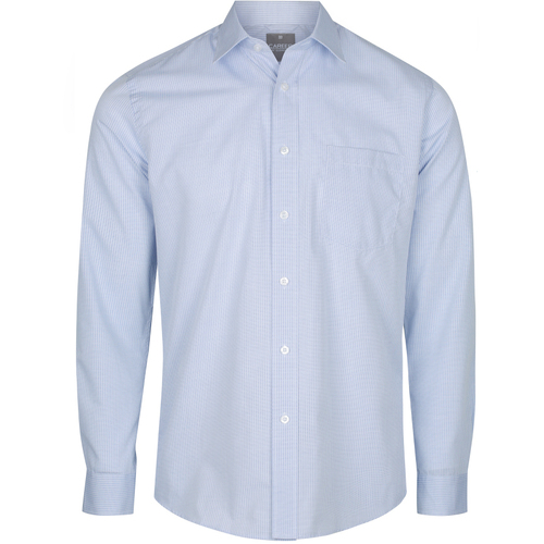 WORKWEAR, SAFETY & CORPORATE CLOTHING SPECIALISTS - GUILDFORD - MEN'S SQUARE TEXTURED LONG SLEEVE SHIRT