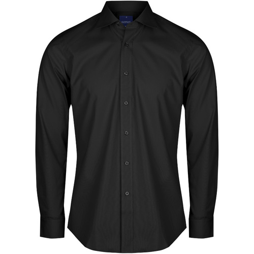 WORKWEAR, SAFETY & CORPORATE CLOTHING SPECIALISTS - Nicholson - Mens Premium Poplin Long Sl Slim Shirt