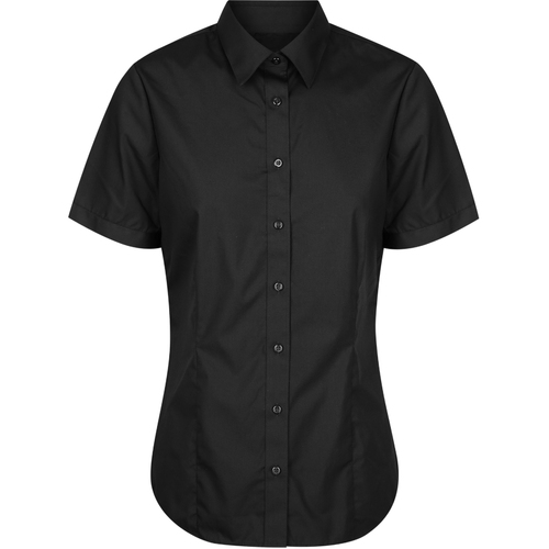 WORKWEAR, SAFETY & CORPORATE CLOTHING SPECIALISTS - NICHOLSON - WOMEN'S SHORT SLEEVE PREMIUM POPLIN SHIRT