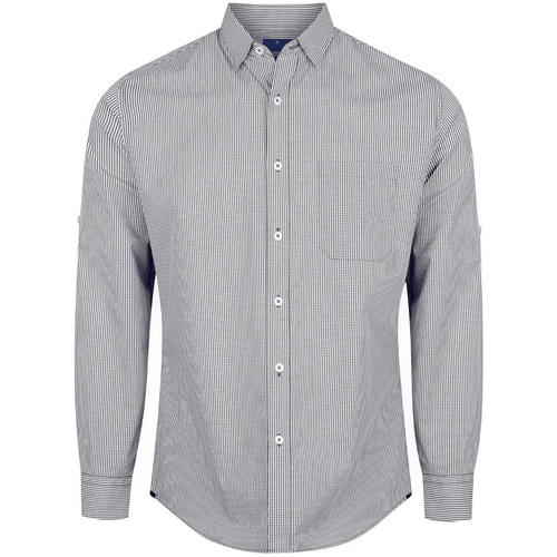 WORKWEAR, SAFETY & CORPORATE CLOTHING SPECIALISTS - WESTGARTH - MEN'S LONG SLEEVE GINGHAM SHIRT