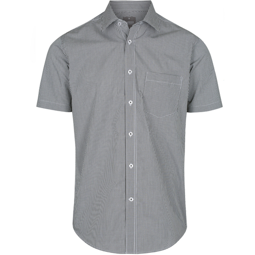 WORKWEAR, SAFETY & CORPORATE CLOTHING SPECIALISTS - WESTGARTH - MEN'S GINGHAM SHORT SLEEVE SHIRT