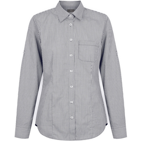 WORKWEAR, SAFETY & CORPORATE CLOTHING SPECIALISTS WESTGARTH - WOMEN'S GINGHAM SLIM FIT SHIRT