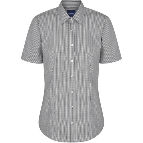 WORKWEAR, SAFETY & CORPORATE CLOTHING SPECIALISTS - WESTGARTH - WOMEN'S SHORT SLEEVE GINGHAM SHIRT