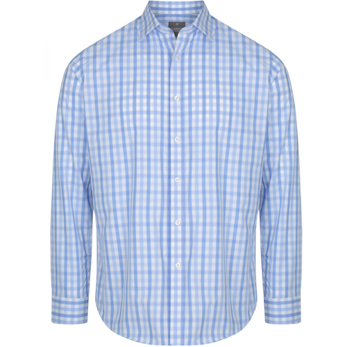 WORKWEAR, SAFETY & CORPORATE CLOTHING SPECIALISTS - Foxton - Mens Tonal Check Long Sl Shirt