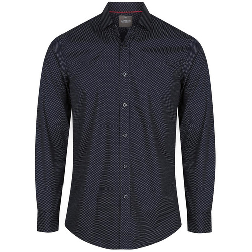 WORKWEAR, SAFETY & CORPORATE CLOTHING SPECIALISTS - SOHO - MEN'S LONG SLEEVE DOT PRINT SHIRT