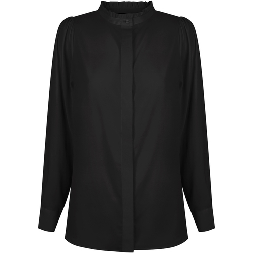 WORKWEAR, SAFETY & CORPORATE CLOTHING SPECIALISTS - BAILEY - LONG SLEEVE BUTTON THROUGH BLOUSE