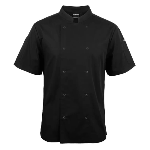WORKWEAR, SAFETY & CORPORATE CLOTHING SPECIALISTS Jb'S S/S Snap Button Chefs Jacket