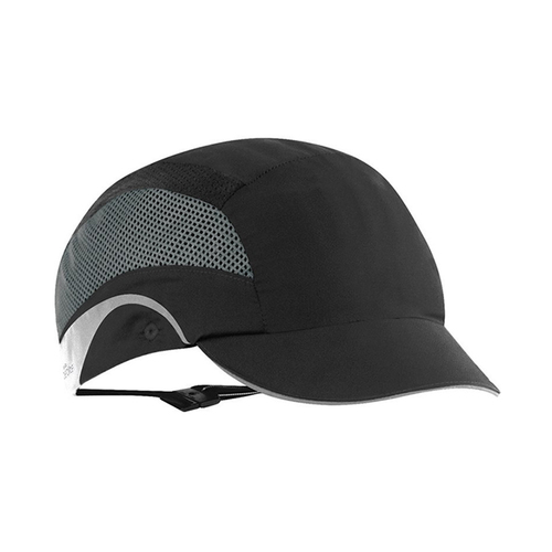 WORKWEAR, SAFETY & CORPORATE CLOTHING SPECIALISTS HARDCAP AEROLITE SHORT PEAK BLACK