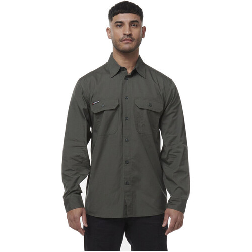 WORKWEAR, SAFETY & CORPORATE CLOTHING SPECIALISTS - WORKCOOL - MENS LONG SLEEVE SHIRT