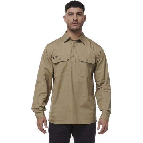 WORKWEAR, SAFETY & CORPORATE CLOTHING SPECIALISTS - WORKCOOL - MENS CF LONG SLEEVE SHIRT