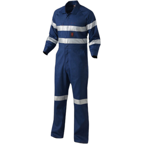 WORKWEAR, SAFETY & CORPORATE CLOTHING SPECIALISTS - Originals - Hi-Vis Summerweight Drill Reflect Overall - 'Hoop'